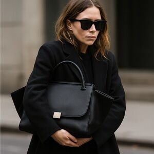 CELINE Black Trapeze bag